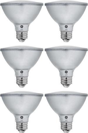 (6 bulbs) GE classic LED PAR30 Shortneck, 75 W Equivalent, Dimmable Warm White Par30 Shortneck, 11 watt, 850 lumen LED Light Bulb Indoor Spot Light