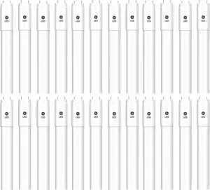(case of 24) GE Lighting LED TUBE T5 Plug and Play Type A, 25.5 watt, 3800 lumen, 46 inch,  4000K Cool White LED Easy replacement for 46 inch T5 fluorescent lamp, Dimmable, miniature bi-pin base