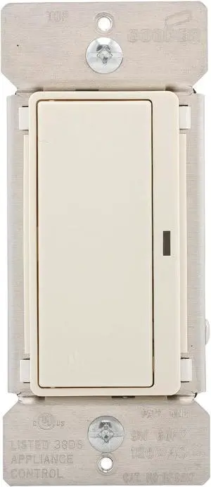 Eaton RF9617DW Z-Wave Plus wireless Accessory Switch, Decorator White, RF9617DW