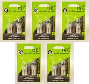 (case of 10 lamps) GE 2357LL S8 Automotive lamp, 12v