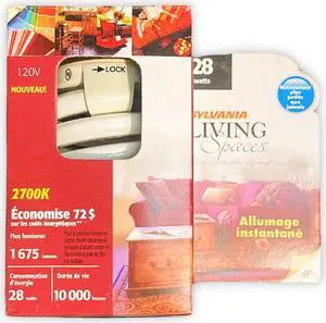 Sylvania 20027 - CF28TW/E/827/LS Twist Pin Base Compact Fluorescent Light Bulb