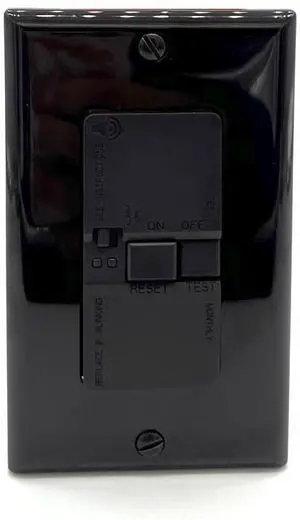 Eaton 20 Amp Self Test Blank Face GFCI,Two-pole,  three-wire, grounding, Brown, 125V, #14-#10, SGFDA20B