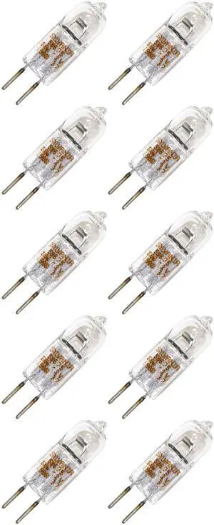 (10 bulbs) Sylvania 58675 - 50T4Q/CL 12V Bi Pin Base Single Ended Halogen Light Bulb