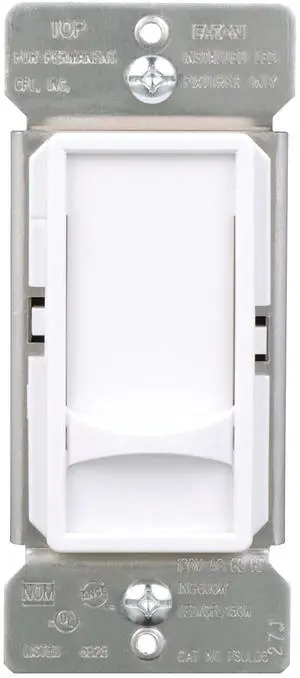 Eaton Universal Full Slide Dimmer 120V, White