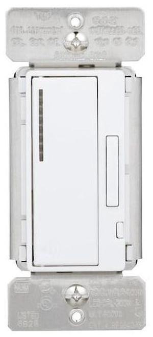 Eaton Z-wave Plus dimmer sitch, White, Single Pole, 120 VAC, 300W Dimmable LED/CFL, 600W incancdescent, Halogen,