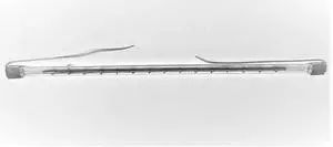 GE QH2M/T3/HT-GT 80848 DIMMABLE Clear 2000W 240V Infrared Sleeve & Leads Base Quartz Heat Lamp -1 Piece