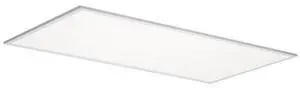 Signify Day-Brite 2FPZ30L850 FluxPanel LED recessed luminaire, 2 feet by 4 feet, 5000K, 3000 Lumens, 2 x 4 Difffuse LED Panel, 120-277V, Dimmable
