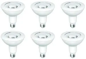 (case of 6) GE LIGHTING 91360 LED11P38W830/25 LED Light Bulb, PAR38 Shape,Non Dimmable, 11 watt, 950 lumen, 3000K