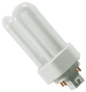 GE 34400 - F13TBX/SPX35/A/4 - 13 Watt CFL Light Bulb - Compact Fluorescent - 4 Pin GX24q-1 Base - 3500K -