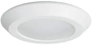 HALO BLD606930WHR BLD 6 in. White Integrated Recessed Ceiling Light Trim at 3000K Soft, Title 20 Compliant LED Direct Mount, 6"