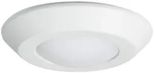 HALO BLD 4 inch Backlit LED Recessed Ceiling Mount Light, White Trim, 3000K Soft White, 600 lumens, 8 watts