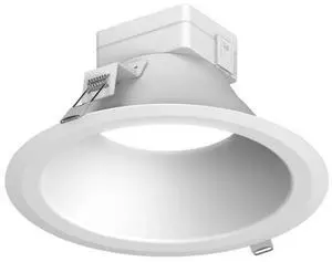 Prescolite Canless LED LiteBox Downlight, 8 inch round, 3000 lumen, warm white selectable (2700K, 3000K, 3500K) 90 CRI, 37 watt, Dimmable, 120-277V, Matte White, LBRST-8RD-M_30LWWCS9-WH Prescolite Canless LED LiteBox Downlight, 8 inch round, 3000 lumen, warm white selectable (2700K, 3000K, 3500K) 90 CRI, 37 watt, Dimmable, 120-277V, Matte White, LBRST-8RD-M_30LWWCS9-WH