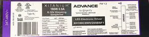 Philips Xitanium Advance LED Electronic Driver XH180C090V285BSF1, 347-480V Input Voltage, 180 watt ouput Philips Xitanium Advance LED Electronic Driver XH180C090V285BSF1, 347-480V Input Voltage, 180 watt ouput