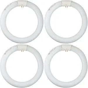 GE Lighting 33774 Circular Fluorescent Cool White 8-Inch Diameter Circline Fluorescent T9 Bulb, 22-Watt, 1100 lumen, 4100K (quantity of 4) GE Lighting 33774 Circular Fluorescent Cool White 8-Inch Diameter Circline Fluorescent T9 Bulb, 22-Watt, 1100 lumen, 4100K (quantity of 4)