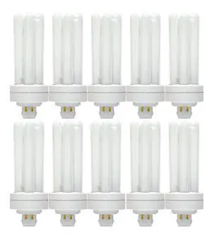 10pc GE 97631 - F32TBX/835/A/ECO 32-Watt 2400-Lumen General Purpose Ecolux T4 CFL Bulb, White (Lot of 10) 10pc GE 97631 - F32TBX/835/A/ECO 32-Watt 2400-Lumen General Purpose Ecolux T4 CFL Bulb, White (Lot of 10)