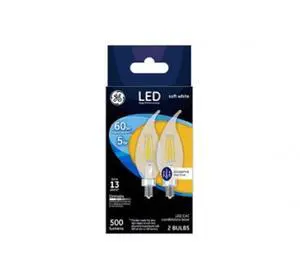 LED CAC BULB CLR 5W 2PK LED CAC BULB CLR 5W 2PK