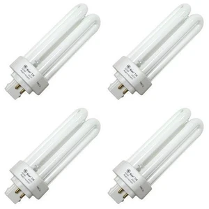 GE 97629 (4-Pack) F32TBX/827/A/ECO 32-Watt Energy Smart Ecolux Triple Tube Compact Fluorescent Light Bulb, 2700K, 2400 Lumens, 82 CRI, T4 Shape, 4-Pin GX24Q-3 Base GE 97629 (4-Pack) F32TBX/827/A/ECO 32-Watt Energy Smart Ecolux Triple Tube Compact Fluorescent Light Bulb, 2700K, 2400 Lumens, 82 CRI, T4 Shape, 4-Pin GX24Q-3 Base