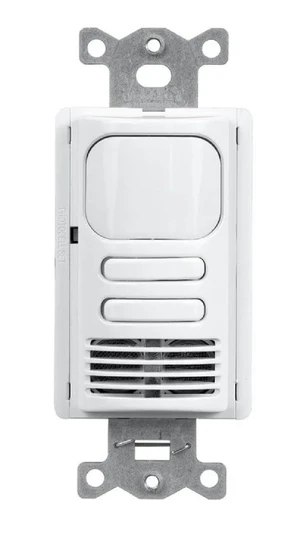 Hubbell LHRDCMTD2-G-WH LightHAWK PIR & US 2-Circuit Wall Switch (White) Hubbell LHRDCMTD2-G-WH LightHAWK PIR & US 2-Circuit Wall Switch (White)