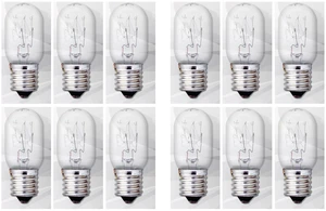 (case of 12) GE Lighting 15 watt Appliance Bulb, T7, E17 Base, Classic (case of 12) GE Lighting 15 watt Appliance Bulb, T7, E17 Base, Classic