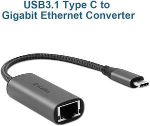 eCables USB-C to RJ-45 Gigabit Ethernet Adapter