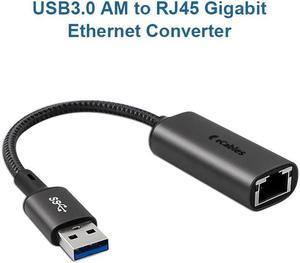 eCables USB-A to RJ-45 Gigabit Ethernet Adapter
