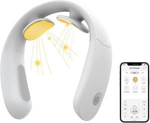 Pulse Smart Neck Relax Massager, with Heat Intelligent Smart Massager -  Portable Wireless Cordless Heated Deep Tissue Muscle