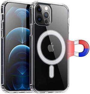 Compatible with iPhone 12 Pro Max Case 6.7", Magnetic Phone Case Compatible with MagSafe, [200% Drop Protection] TPU+PC Hybrid Protective Cover for iPhone 12 Pro Max