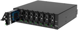 Athena Power BP-M28NVME525, Slimline 5.25" Bay Backplane Module for 8 x NVME M.2 SSDs