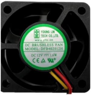 Athena Power FANC-4020BW3H IPC Chassis Fan - Compact 40mm Cooling Powerhouse