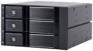 Athena Power BP-TLA2131SAS12 Trayless Backplane: 3 x 3.5" SATA/SAS HDDs, 12Gbps, All-Aluminum, Metal Keylocks, 7cm Cooling Fan, LED Indicators, Tool-Free Swaps, High-Performance Storage Solution