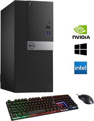 Dell OptiPlex 7040 Tower Computer Desktop i5 6500 3.2Ghz 32GB DDR4 RAM 1TB SSD NVIDIA GeForce GT 1030 2GB Win 10 Pro WIFI with Gaming PC Keyboard & Mouse HAJAAN HC510 HDMI