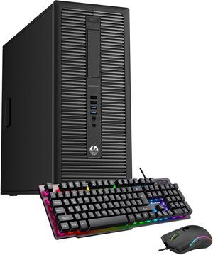 Refurbished HP ProDesk Tower Computer PC Intel Core i74770 340 GHz 32 GB 1 TB SSD Solid State Storage NVIDIA GeForce GTX 1050 Ti 4 GB Windows 10 Pro WiFi HAJAAN Gaming Keyboard and Mouse