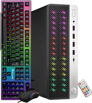 HP ProDesk 600 G4 SFF High Performance RGB Desktop Computer, Intel Six Core i5-8500 up to 4.1GHz, 16GB DDR4 RAM, 512GB SSD, WiFi, BT, Windows 11 Pro 64