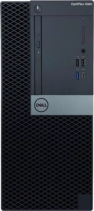 DELL Business Desktop OptiPlex 5060 Tower - GeForce RTX 3050 6GB (Intel Core i7-8700 32GB DDR4 1TB PCIe SSD Windows 11 Pro 64-bit)