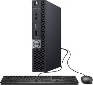 Dell OptiPlex 7070 Micro Desktop PC - Windows 11 Pro (Intel Core i5-8500T, 16GB DDR4 RAM, 256GB M.2 NVMe SSD, 2x Display Port, 4K Support, Wi-Fi, Bluetooth)