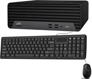 HP Business Desktop ProDesk 400 G7 SFF Computer - Intel Core i7 10th Gen i7-10700 2.90GHz - 16GB DDR4 RAM - 256GB NVMe SSD - 500GB HDD - Windows 11 Pro - Wi-Fi - Keyboard Mouse