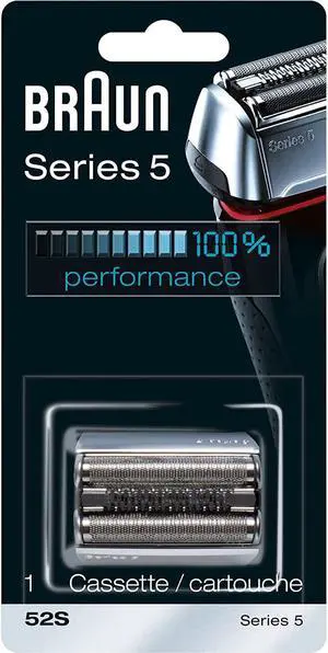 Braun Series 5 Electric Shaver Replacement Head -52S - Compatible with Electric Razors 5090/5190cc, 5040/5140s, 5030s, 5147s, 5145s, 5195cc, 5197cc