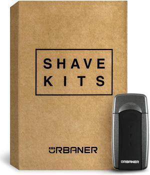 URBANER Portable Beard Shaver for Men, Professional Facial Hair Trimmer, Electric Grooming Clipper, Cordless, Safe Blade, Battery Powered, MB-043