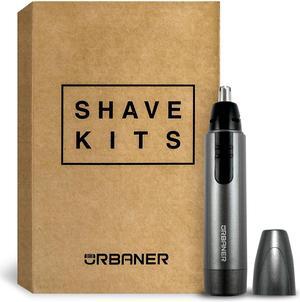 URBANER Ear and Nose Hair Electric Trimmer/Shaver/Clipper for Men, Professional, Waterproof, Washable, Cordless, Portable, Small grooming tool, MB-041