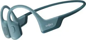 SHOKZ OpenRun Pro - Open-Ear Bluetooth Bone Conduction Sport Headphones (Renewed) Blue