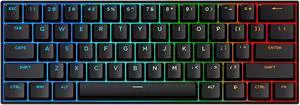 MCHOSE ACE 60 PRO 60% Wired Magnetic Switch Mechanical Gaming Keyboard, Rapid Trigger Hall Effect Keyboard, Hyper-Fast Adjustable Actuation, 8K Hz Polling Rate, RGB HotSwap, for PC/Mac, Black