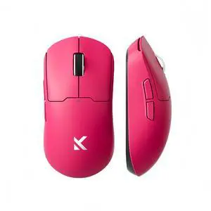 MCHOSE A5 V2 Ultra Wireless Gaming Mouse,Triple Mode BT/2.4G/Type-C Wired,26000 DPI,PAW3395 Optical Sensor,5 Programmable Buttons,130h Battery Life,54g Lightweight,Ergonomic Mouse for PC/Mac (Red)