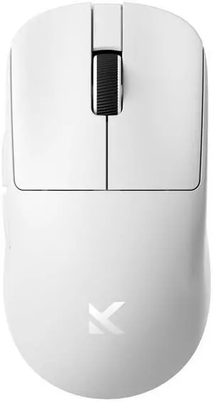 MCHOSE L7 Ultra Wireless Gaming Mouse, PAW3950 42K Sensor, Wireless/Wired Dual 8K Polling, 46g Ultra-Light Weight, 2.4GHz RF/BT/Wired Tri-Mode Connection (White)