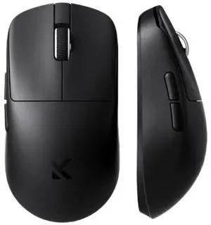 MCHOSE L7 Ultra+ Wireless Gaming Mouse, PAW3950 42K Sensor, Wireless/Wired Dual 8K Polling, 48g Ultra-Light Weight, 2.4GHz RF/BT/Wired Tri-Mode Connection (Black)