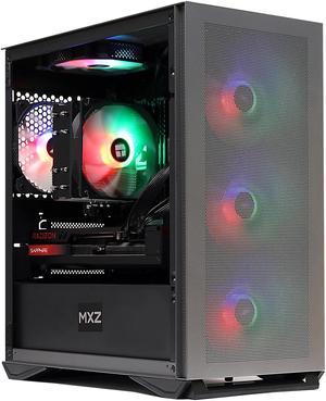  MXZ Gaming PC Desktop Computer, AMD Ryzen 5 4500, RX 6600 8GB,  16GB DDR4, NVME 500GB SSD, 6RGB Fans, Win 11 Pro Ready, Gamer Desktop  Computer(R5 4500