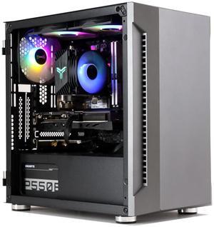 MXZ Gaming PC Computer Intel Core i5 13400F 3.6GHz, GeForce RTX 4070  8GB*2(16GB) DDR4, NVME 1 TB, 5 RGB Fans, Windows 11 Pro Ready to use, Gamer Desktop Computer (I5 13400F| RTX4070))