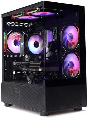 MXZ Intel Core i7 13700F 5.2GHz,GeForce RTX 5060, Gaming PC ,16GB*2 DDR4, M.2 SSD 1T, B760, 6RGB Fans,Windows 11 Pro , Gamer Desktop Computer(I7 13700F| RTX 5060)