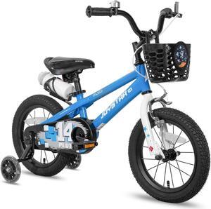 JOYSTAR Pluto Kids Bike 12 14 16 18 20 Inch Children's Bicycle for Boys Girls Age 3-12 Years, Kids' Bicycles with Light Up Training Wheels, Multiple Colors