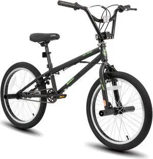HILAND 20 inch Freestyle Kids BMX Bike,Beginner-Level to Advanced Riders with 360 Degree Gyro & 4 Pegs, Kids' Bicycles for Boys,Girls,Youth Multiple Colors