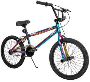 JOYSTAR 20 Inch Kids BMX Bike for Boys Girls Ages 7-12, Freestyle Bicycle for Beginner Level Riders with 2 Pegs, Rainbow Multicolor 24" JOYSTAR 20 Inch Kids BMX Bike for Boys Girls Ages 7-12, Freestyle Bicycle for Beginner Level Riders with 2 Pegs, Rainbow Multicolor 24"